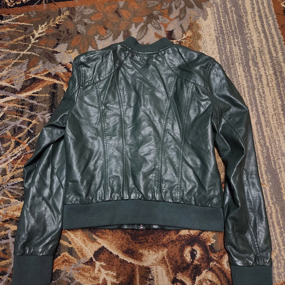 Green Bomber Jacket for Women - Picture 5 of 9